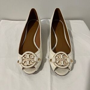 Tory Burch women's peep toe wedge size 7.5